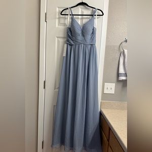 Azazie Blake Dusty Blue Size A4